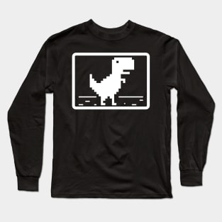 Chrome Offline Dinosaur No internet Long Sleeve T-Shirt